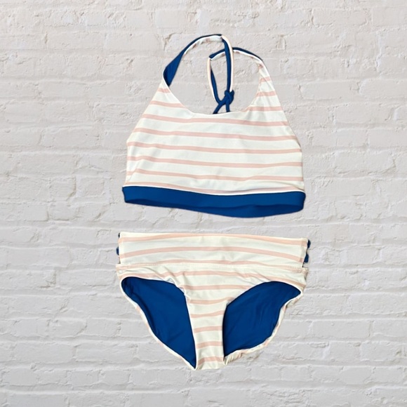 Ivivva Striped Two-Piece Reversible Swimsuit​ - Picture 1 of 2